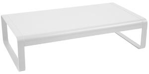 Bílý hliníkový zahradní konferenční stolek Fermob Bellevie 138 x 80 cm