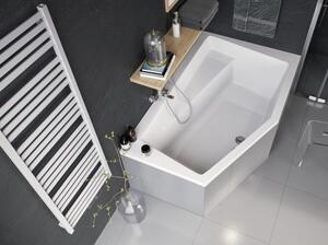 Excellent Horos koupelnový radiátor designově 146x50 cm bílá GREX.HO146.WH