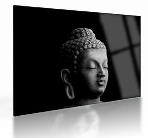 Skleněný obraz - Buddha, portrét (70x50 cm)