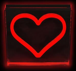 2Kids Toys LED NEON LIGHT lampička Srdce červené 2D98121