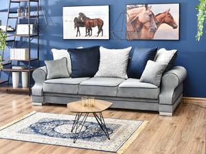 Pohovka trojsedačka Taskent (šedá). Akce -14%