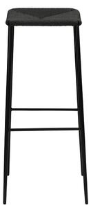 Černá barová židle DAN-FORM Denmark Stiletto, výška 78 cm