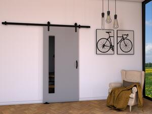 Interiérové dveře na stěnu BUSHLAND 7 - 76 cm, šedé