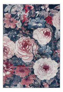 Modro-červený koberec Mint Rugs Peony, 80 x 150 cm