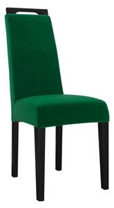 Jídelní židle JK79, Barva dřeva: černá, Potah: Magic Velvet 2225 Mirjan24 5903211305566