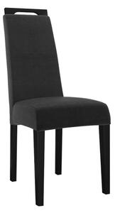 Jídelní židle JK79, Barva dřeva: černá, Potah: Magic Velvet 2258 Mirjan24 5903211305597