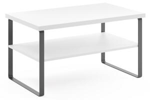 Konferenční stolek AMAIRA - 120 cm, bílý