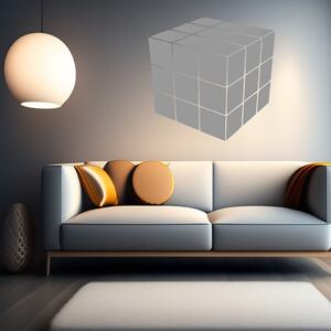 Živá Zeď Samolepka Rubikova kostka Barva: černá