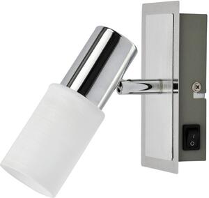 Rabalux Logan nástěnné svítidlo 1x40 W bílá-chrom 6096