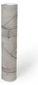 A.S. Création | Vliesová tapeta na zeď Industrial 37741-3 | 0,53 x 10,05 m | šedá