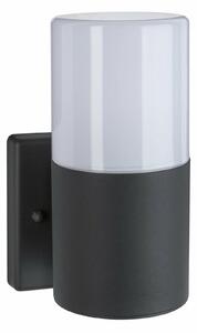 PAULMANN Venkovní nástěnné svítidlo Tubs IP44 kruhové 105x123mm max. 15W 230V šedá mat kov/umělá hmota