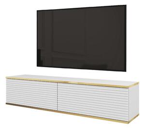 Stolek pod TV REFUGIO - 135 cm, bílý
