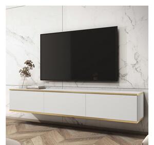 Televizní stolek REFUGIO - 175 cm, bílý