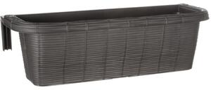 BAMA Závěsný truhlík na zábradlí RONDINE PAGLIA, 60cm Barva: antracit