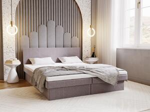 Čalouněná postel 180x200 AVRIL 2 s úložným prostorem - světle šedá 1