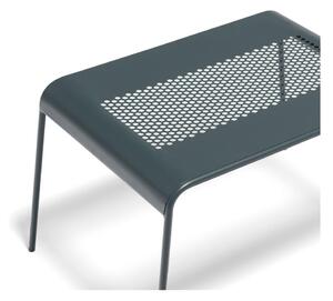 Šedý kovový zahradní konferenční stolek Ezeis Ambroise