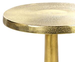 Kovový boční stolek zlatý APITI