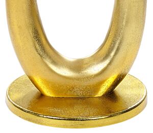 Kovový boční stolek zlatý APITI