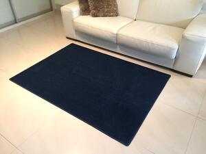 Moderní kusový koberec Eton | tmavě modrý Typ: kulatý 200 cm