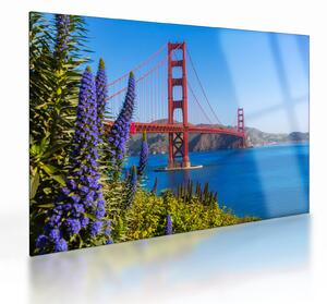 Skleněný obraz - Golden Gate Bridge, San Francisco (70x50 cm)