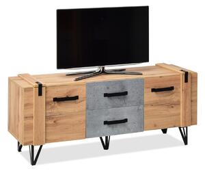 TV skříňka/stolek Suspendera SH07 (dub + černá)