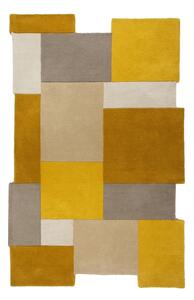 Žluto-béžový vlněný koberec Flair Rugs Collage, 120 x 180 cm