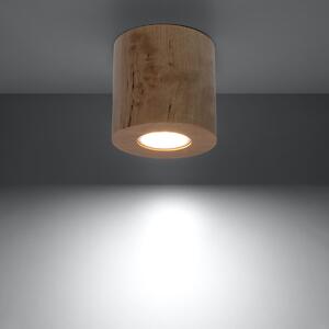 Sollux Lighting Orbis stropní světlo 1x40 W dřevo SL.0492