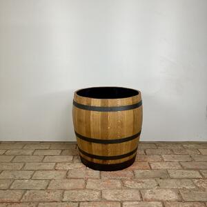 Dřevěný květináč ze sudu - velký - PREMIUM