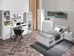 Obývací stěna Lanzamiento 02 (bílá). Akce -13%