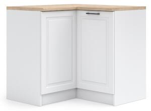 Kuchyňská skříňka ASTA, spodní rohová, bílá mat