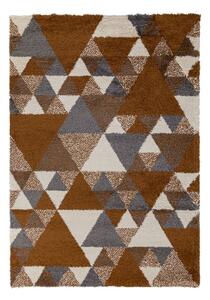 Oranžovo-šedý koberec Flair Rugs Nuru, 80 x 150 cm