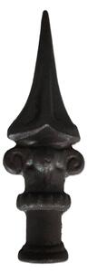 L 132 litinová špice, Rozměr 200x58mm, litinový prvek, ornament, oplocení, hrot odlitek, brána, plot rozměr: Ø16, 200x58