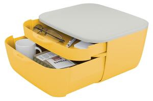 Žlutý zásuvkový box Leitz Cosy