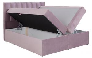 Čalouněná postel boxspring 120x200 SAMANTA - béžová 2