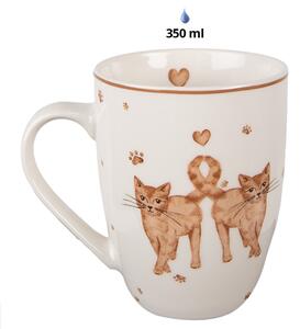 Porcelánový hrnek s kočičkami Kitty Cats – 350 ml
