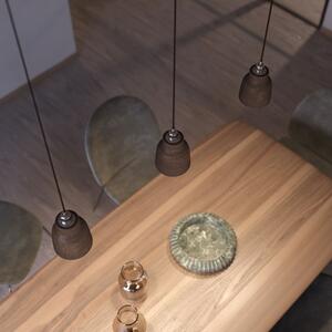 Creative cables Keramické stínidlo ve tvaru vázy z kolekce Materia Barva komponentu: Betonový efekt