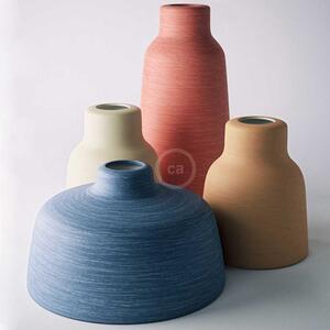 Creative cables Keramické stínidlo ve tvaru vázy z kolekce Materia Barva komponentu: Bílá