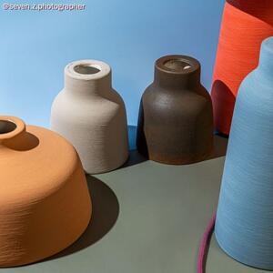 Creative cables Keramické stínidlo ve tvaru vázy z kolekce Materia Barva komponentu: Bílá