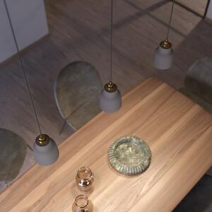 Creative cables Keramické stínidlo ve tvaru vázy z kolekce Materia Barva komponentu: Rezavý efekt