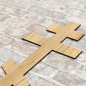 DUBLEZ | Dřevěný pravoslavný kříž na zeď