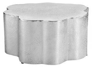 Stříbrný konferenční stolek Organic Orient 70 cm