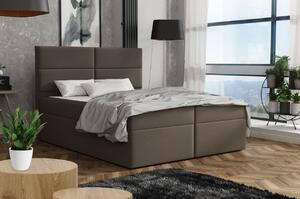 Elegantní postel 140x200 ZINA - hnědá 3