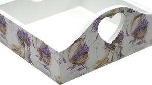 Dekorační box na tissue Levandule Fleur 2001161