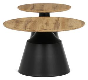Set dvou konferenčních stolků CT-F4150 ART dub artisan / černý