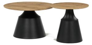 Set dvou konferenčních stolků CT-F4150 ART dub artisan / černý