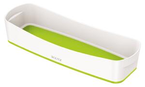 Bílo-zelený stolní organizér Leitz MyBox, délka 31 cm