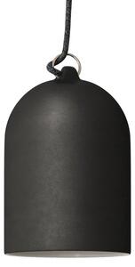 Creative cables Keramické stínidlo Mini zvon pro závěsné lampy Barva komponentu: Tabulová černá
