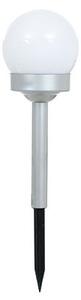 Solární lampa GLOBEA stříbrná