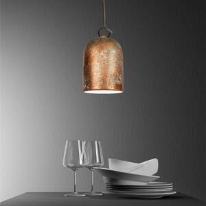 Creative cables Keramické stínidlo Mini zvon pro závěsné lampy Barva komponentu: Rezavý efekt