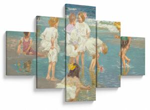 Obraz - Edward Henry Potthast, A Holiday, reprodukce (125x70 cm)